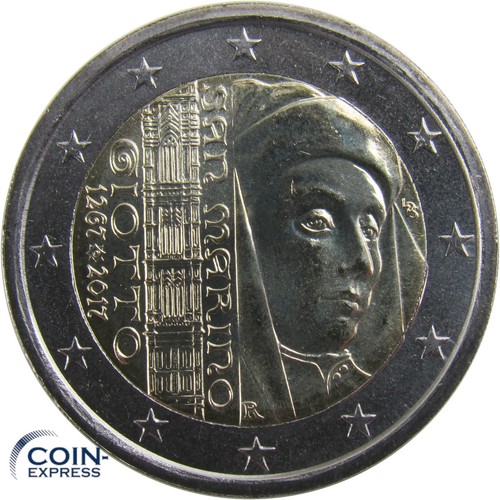 San marino euro gedenkmünze - san, 2