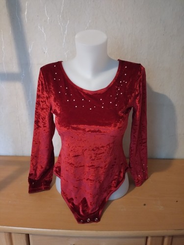 Samtbody body weinrot - body,,
