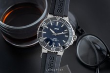 Oris aquis date stahl - aquis,