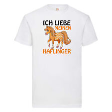 Ich liebe meinen Haflinger | Pferde | Halfinger T-Shirt Weiß