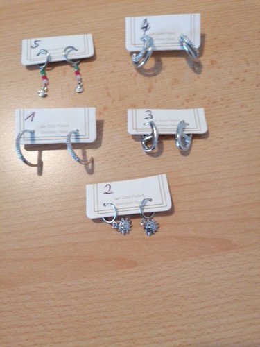 Ohrringe verschiedene design - ohrringe,