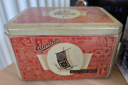 Alte blechdose eduscho tee - alte,