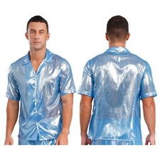 DE Herren Glitzer Metallic