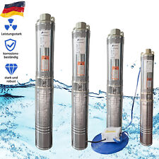 3" 4" Tiefbrunnenpumpe Rohrpumpe Sandverträglich Brunnenpumpe 250W-2200W