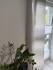 Set: 2 x Schiebevorhang * Flächenvorhang * 60x245 * Taupe * Braun