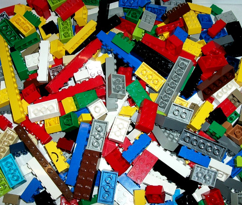 Konvolut 100 hohe basic lego - 100,