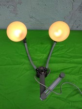 Schwanenhalslampe Doppel