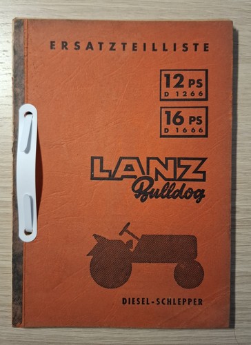 Lanz dieselschlepper 1266 - 1266, +