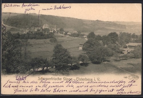Ansichtskarte elsterberg - ansichtskarte,