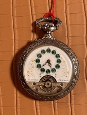 Antike Uhr  Hebdomas, 8Jours, 8 Tage, Taschenuhr Antiquität, 1900