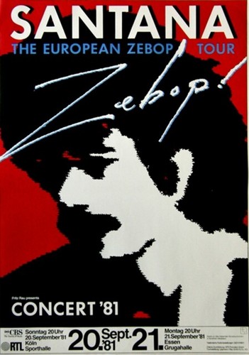 Santana 1981 plakat - 1981, live