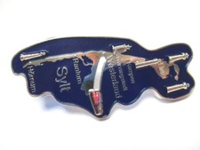 Sylt Nordsee Metall Magnet