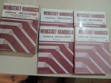 Werkstatthandbuch Honda Accord  / Coupe CC1 CB3 CB7  Modelljahr 1992