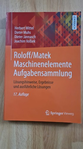 Roloff matek maschinenelemente - roloff/matek,