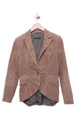 Set Turnierjacket Damen 38/M Braun Elegant Baumwolle Cord Blazer