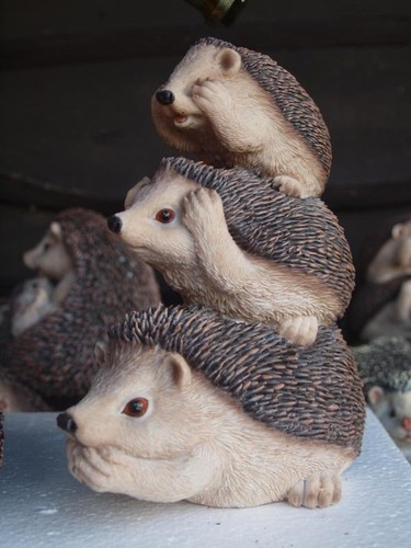 Igel deko figur gartenfigur - igel,