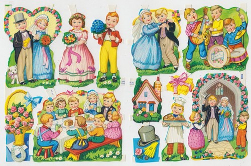 Glanzbilder fest hochzeit - /,