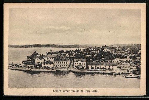Vaxholm utsikt öfver - utsikt,