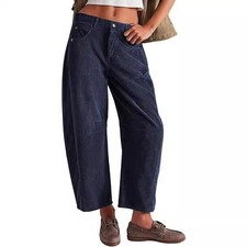 Cordhose für Damen, Barrel