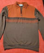 sportliches Herren Shirt Pullover Poloshirt,Umberto Rosetti,Gr. 48/50,orange ock