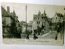 Tübingen. Hirschauer - und Biesinger - Strasse. Alte, seltene Ansichtskarte / Po