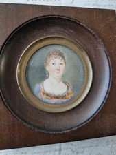 Portrait Miniatur bemalt