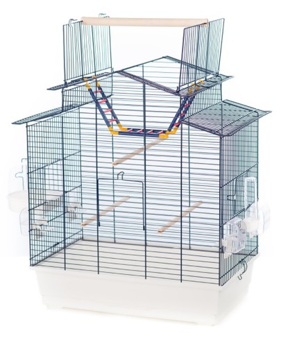 Xxl vogelkäfig mit badehaus - xxl,