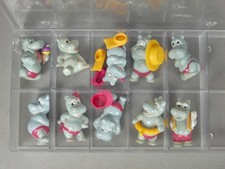 HPF: Happy Hippos 1988 - Komplettsatz o. Brille (alles 100% original)