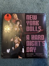 NEW YORK DOLLS A Hard Night's Day Johnny Thunders VIOLETT 2LP VERSIEGELT RARE!