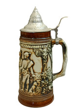 Vintage Gerzit Bierkrug mit