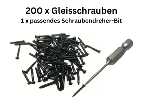 200x gleisschrauben - gleisschrauben, +