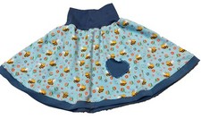 Tellerrock, Schwingrock, Bienen, Rock Drehrock, Jerseyrock,  Rock, Baby Kinder