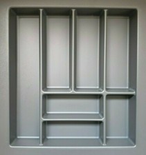 Besteckeinsatz BAM 50 mit 7 Fächern (B 40-45 x T 44-50 cm) für 50er Schubkasten