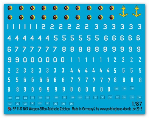 Peddinghaus decals 1187 - peddinghaus-decals, 1/87