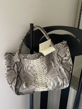 Neue In Der Toskana Handgenäht Python Handtasche Von Enrico Pucci