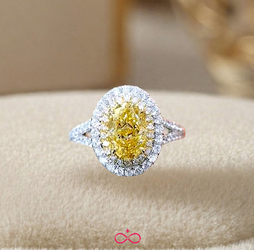 Ovalschliff 14 k - ct,