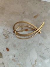 Gold 585 Brosche, Vintage-Stil