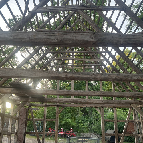 Fachwerk gartenhaus rohbau - fachwerk,