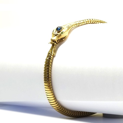 Antikes schlangen armband 14k - schlangen,