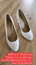 Weiße Damenschuhe Pumps