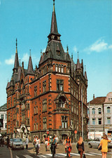 AK Oldenburg i. O. Rathaus Oldtimer, Fahrräder (Nr. 2404)