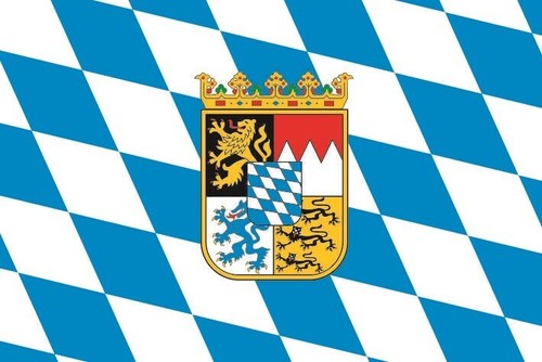 Aufkleber flagge bayern mit - aufkleber,
