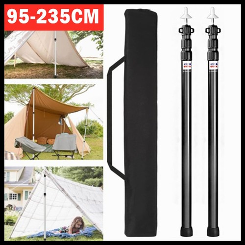 2stk teleskop zeltstange alu - zeltstange,