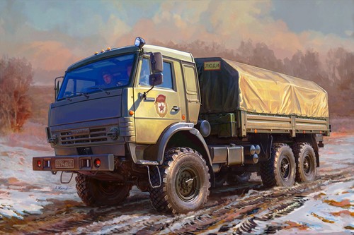 Zvezda kamaz 5350 - kamaz,