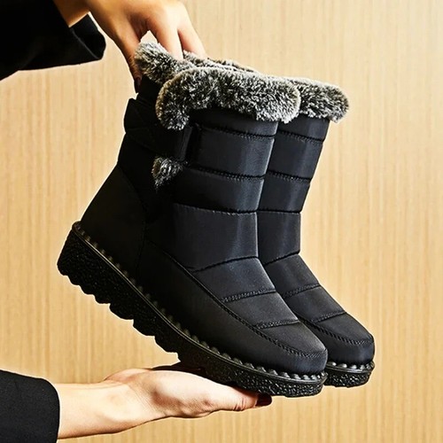 Damen schneestiefel mit - damen-schneestiefel,