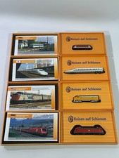 4 Retro STANDMODELLE 1:160 Reisen auf Schienen Sammler Edition Modelleisenbahn