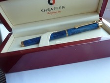 SHEAFFER TARGA 1036 LAQUE BLUE RONCE FÜLLFEDERHALTER - NEUWERTIG