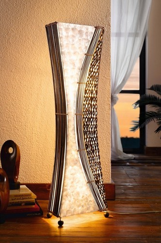 Stehlampe bali 29x15x99 cm - stehlampe,