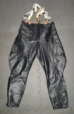 Alte Motorrad Hose 30er Ziege Leder Oldtimer Breeches 40er Schweden Getskinn
