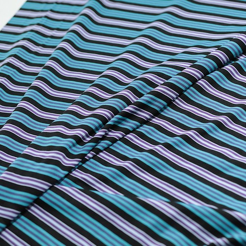 Bunter streifen stretch jersey - bunter,